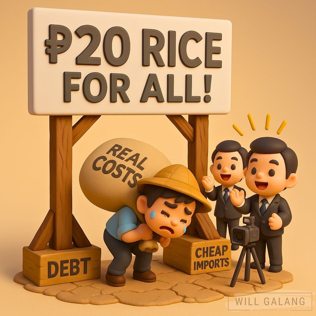 What’s cheaper than ₱20 rice? The politics behind it.