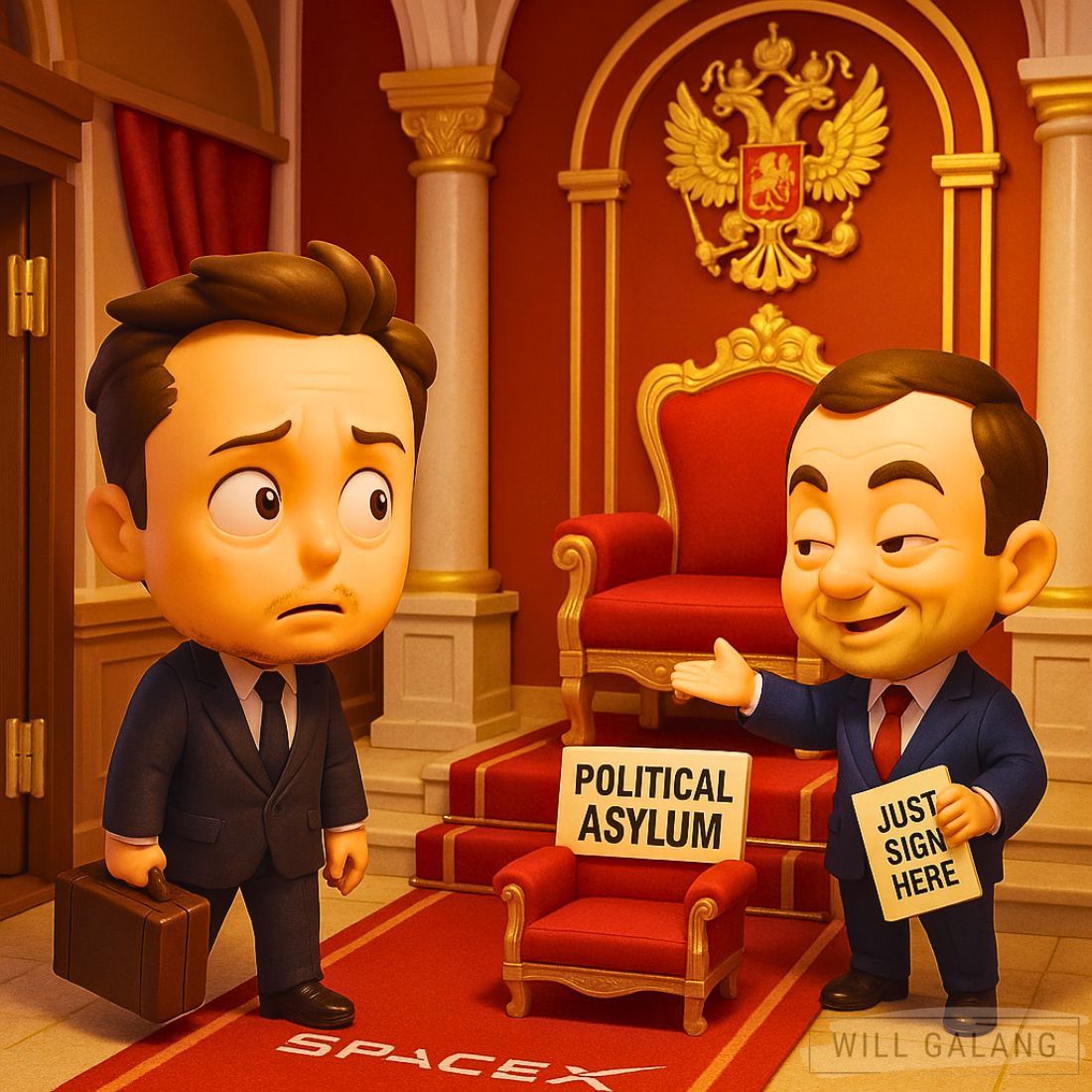 Medvedev Wants Starlink Shares—Yes, This Is Real Life