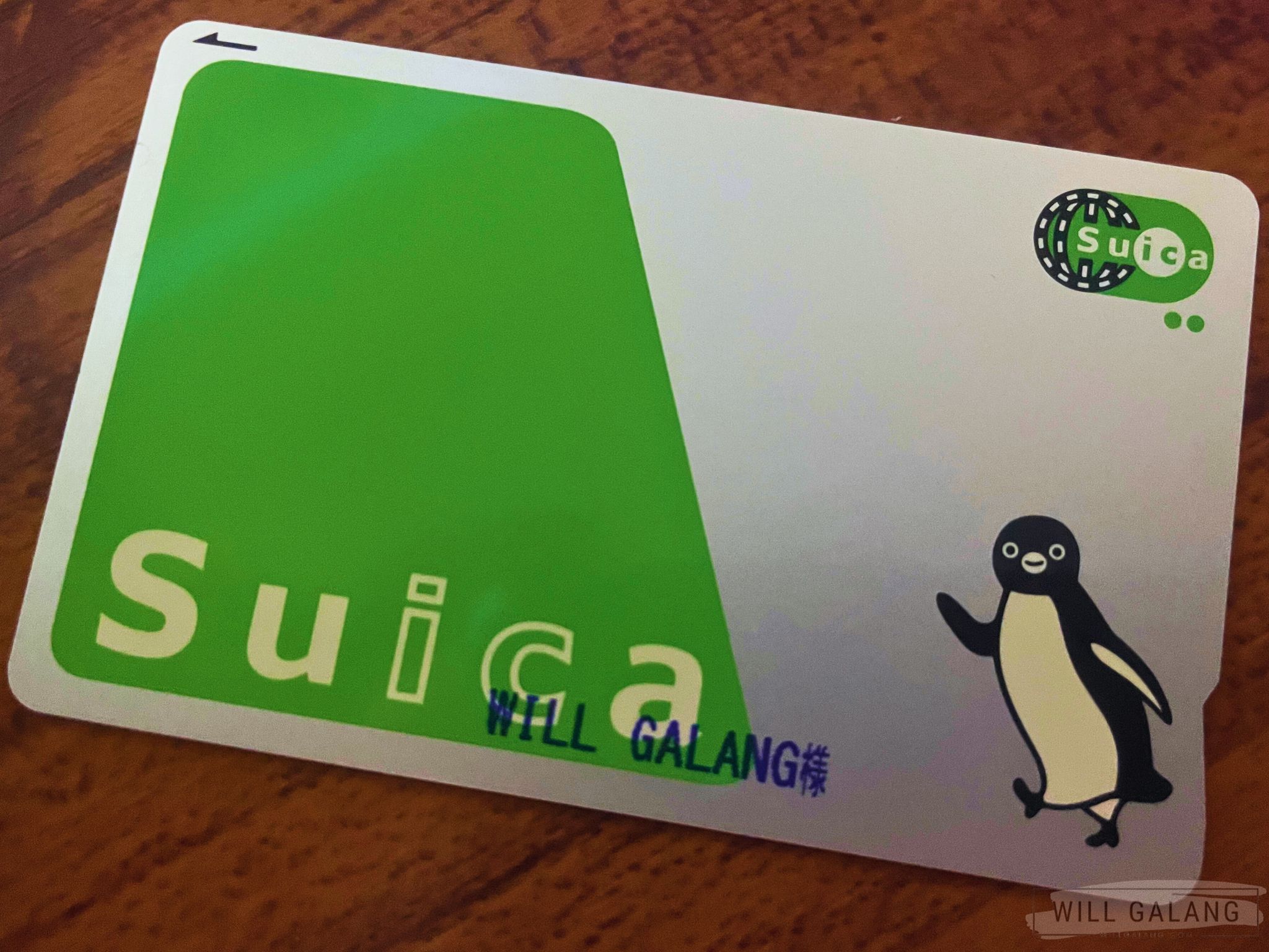 My personalized Suica IC card.