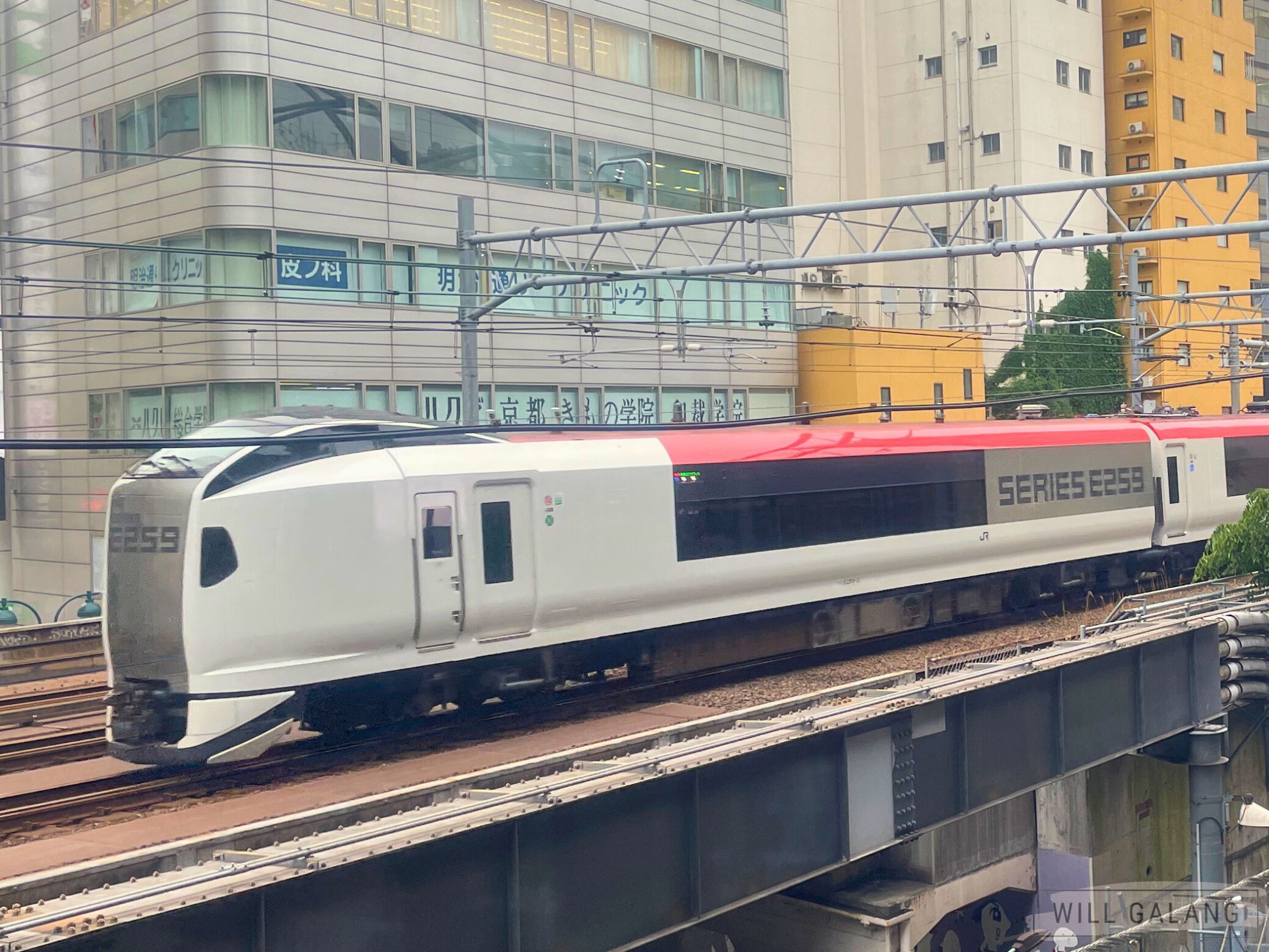This is the limited express train serving Narita Airport.