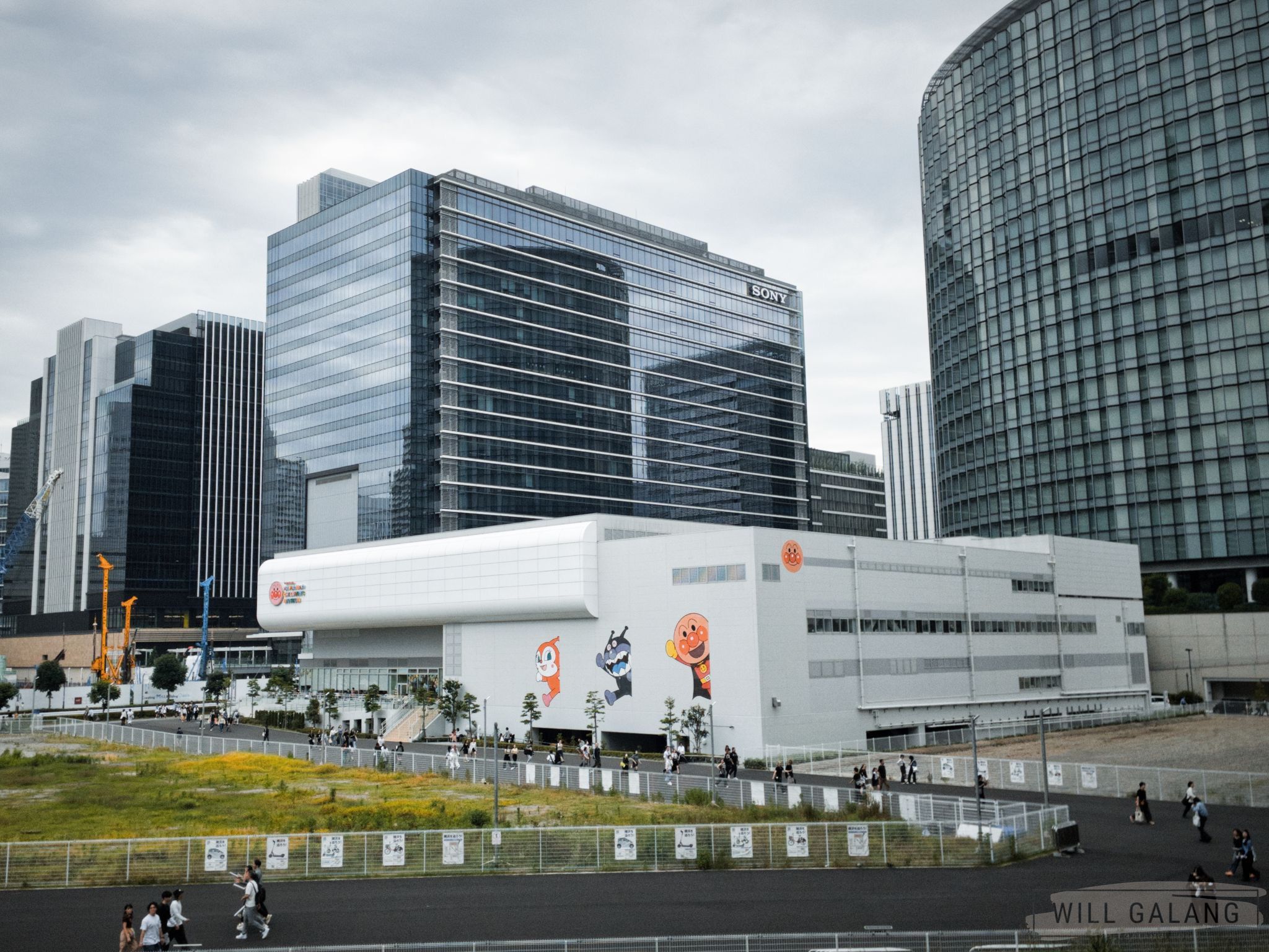 The Yokohama Anpanman Children's Museum as seen from the K-Arena/Music Terrace facility.